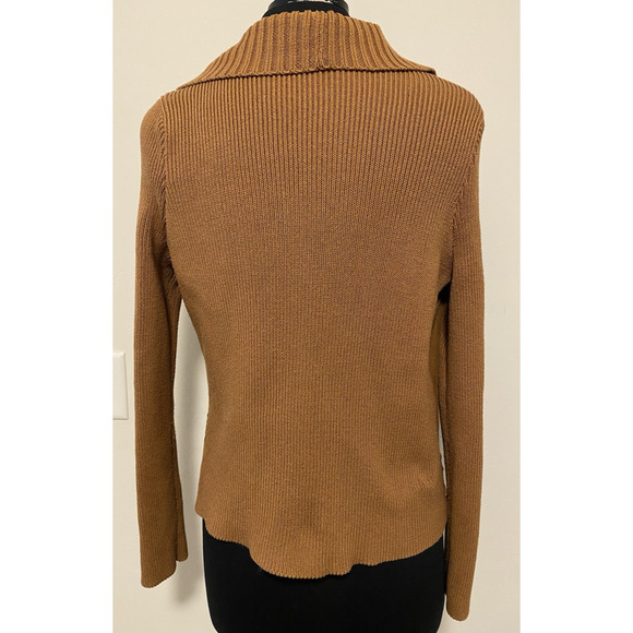 Christopher & Banks Boho Cardigan Womens Size Medium Brown Western Cowgirl - Picture 4 of 16